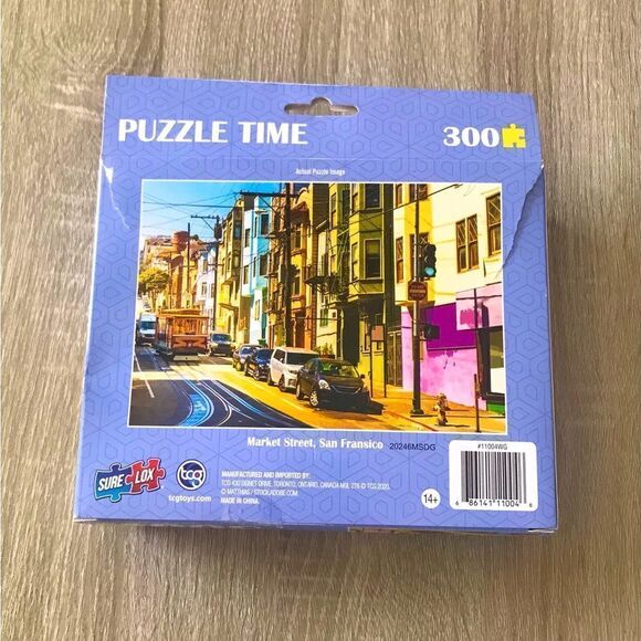 NWOT … SURE LOX “Market Street, San Fransico” 300 Piece Puzzle - Picture 2 of 2